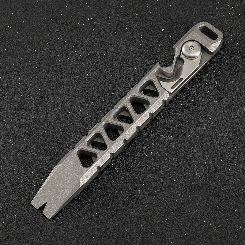 Mini Titanium Alloy Camp Axe QG004 EDC Outdoor Survival Self Defense Bottle Opener Camping Tool Portable Handheld Device