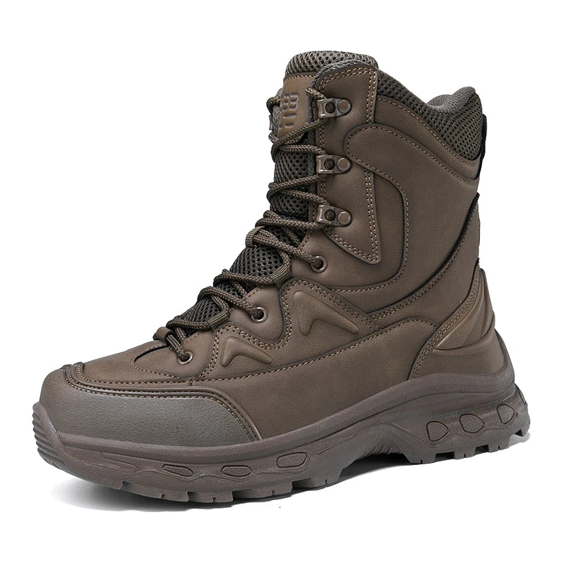 Men Boots Desert Tactical Boots High Top Outdoor Hiking Shoes Ankle Work Safty Sneakers Zapatos hombre
