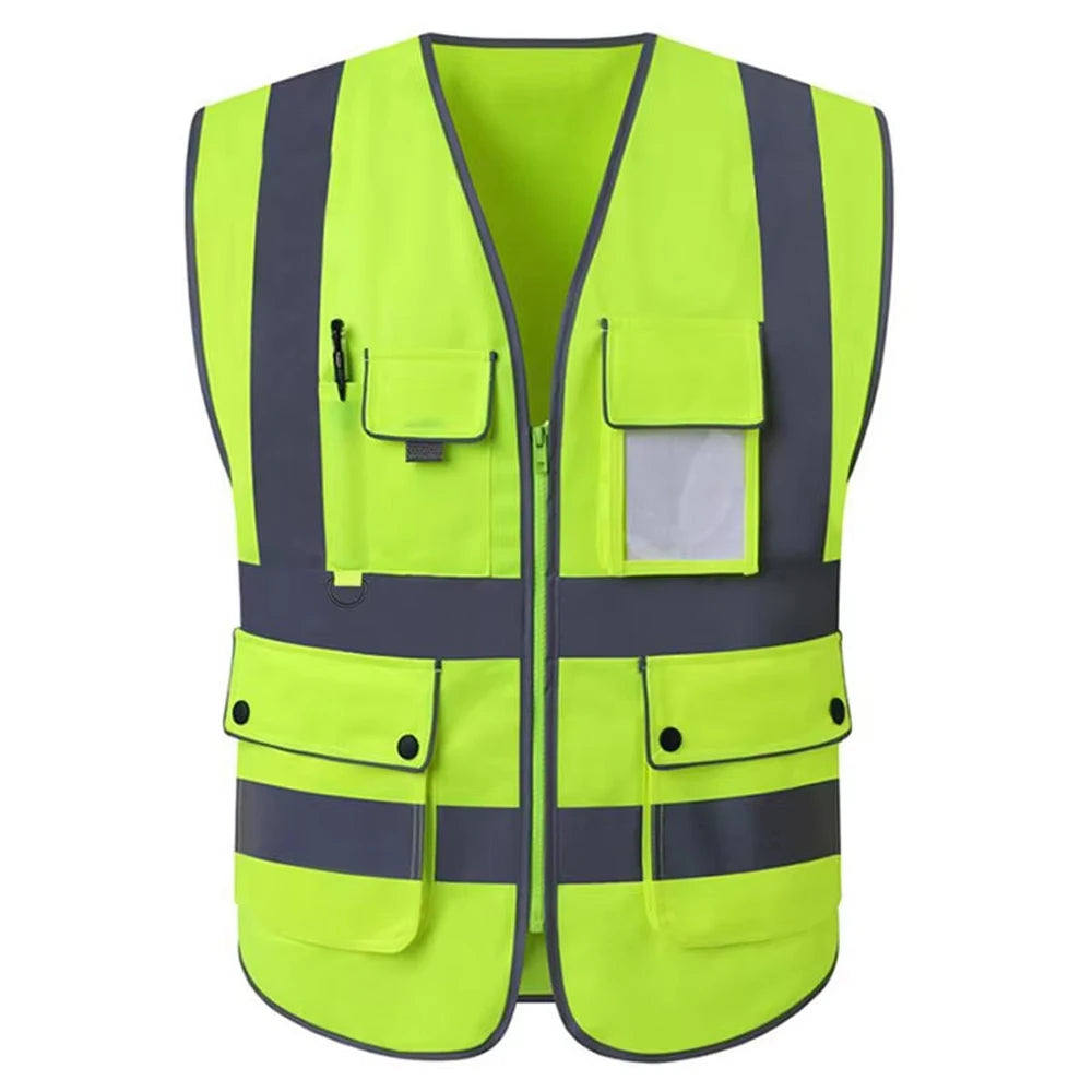 Size S-5XL Construction Work Clothing for Men Women Custom Logo Multi Pockets Construction Workwear Vests