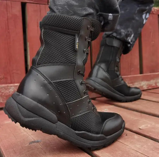 Breathable Hiking Boots Mens High Top Outdoor Mountaineering Shoes Lightweight Boots Shoes 38-46