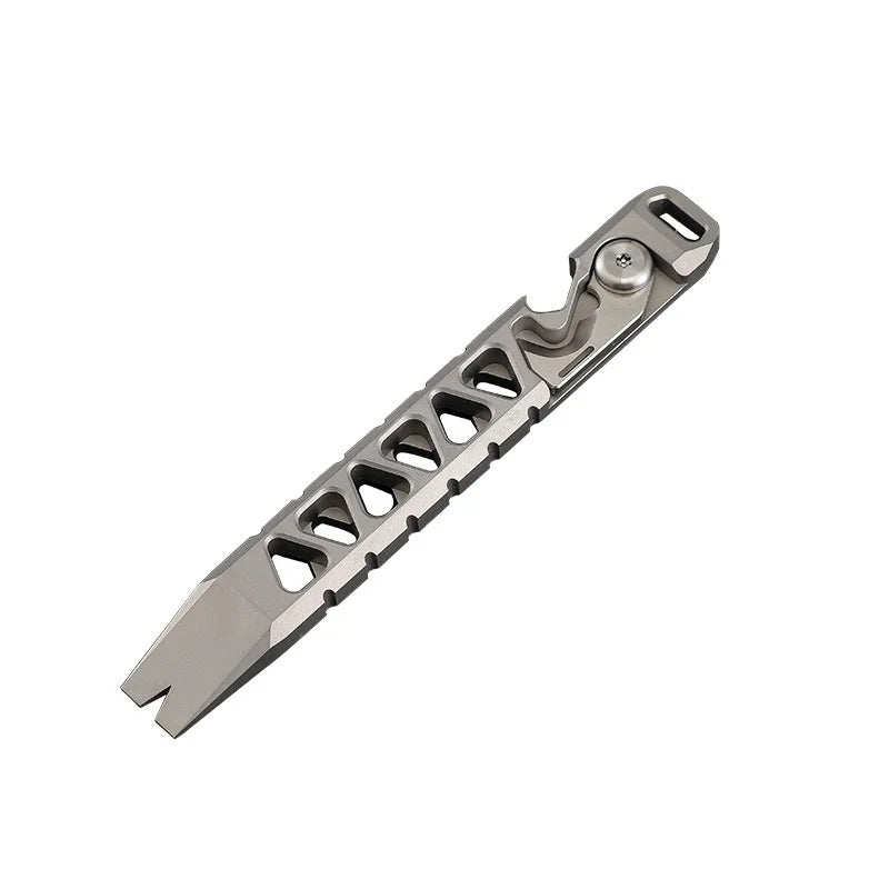 Mini Titanium Alloy Camp Axe QG004 EDC Outdoor Survival Self Defense Bottle Opener Camping Tool Portable Handheld Device