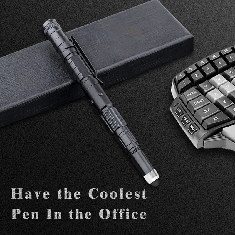Tactical Pen, Self Defense Pen & Multi-tool Pen, Flashlight Survival Pen for Men & Women, Tactical Gear & Gift - Military EDC