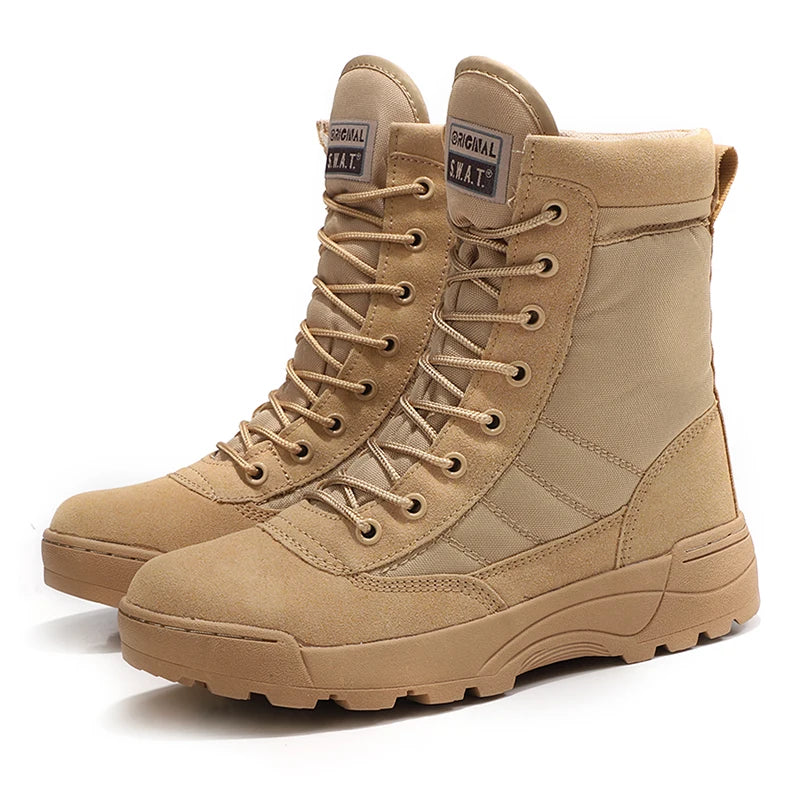 TacticalBoots, Men's Boots, Special Forces Desert Combat Boots, Outdoor Hiking Boots, Ankle Boots, Men's Work Shoes,Hiking Boots