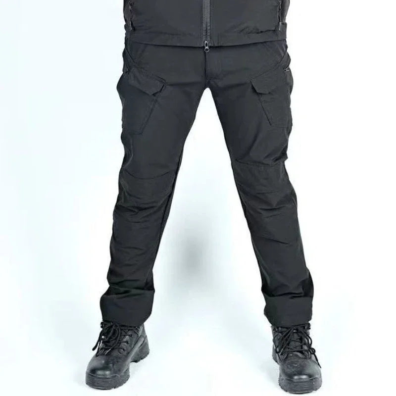 Tactical Uniform Hunting Set Men Spring Summer Breathable Quick Drying Suit Waterproof Drawstring Hooded Jacket 2 Piece Set New