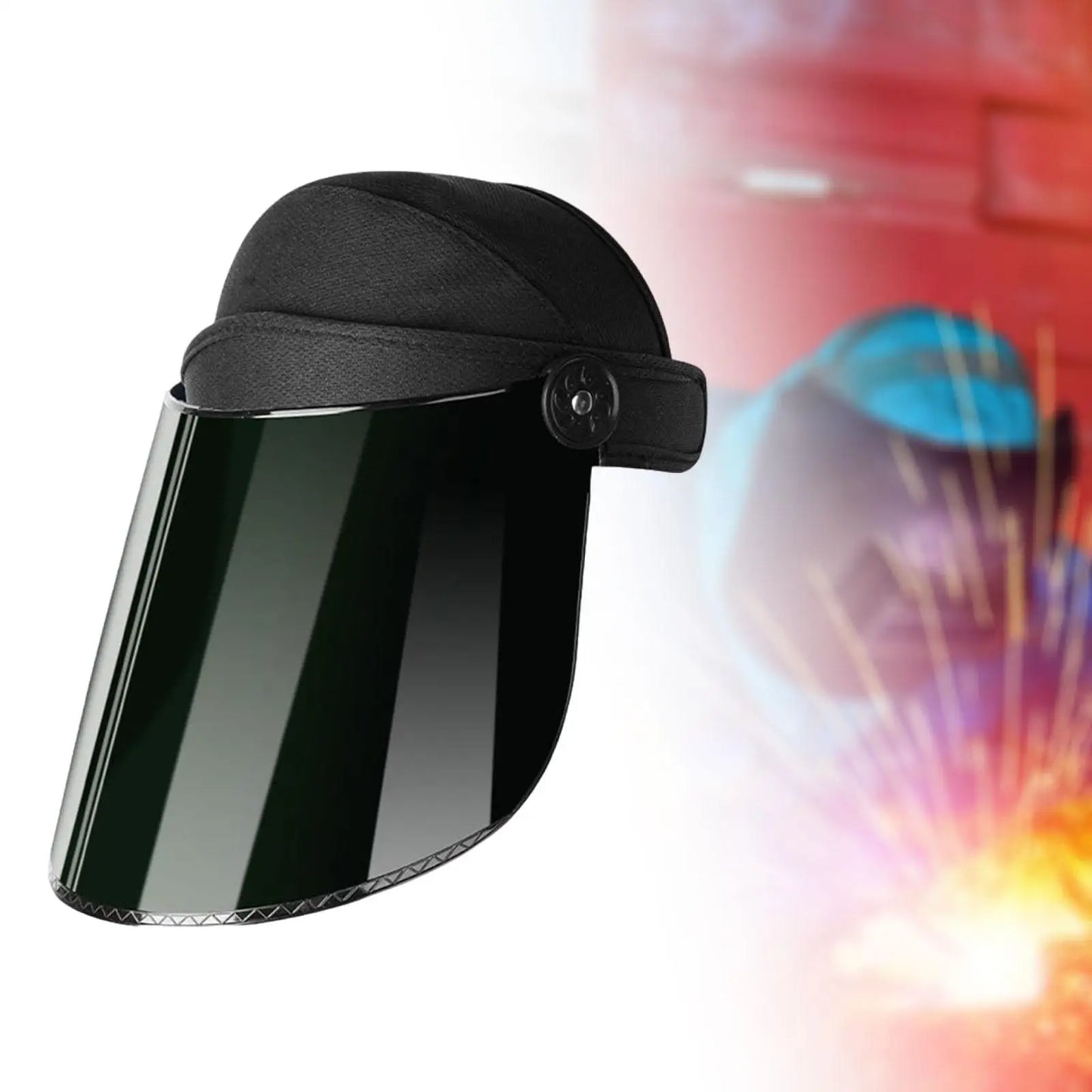 Welding Face Shield Mask Protection Gear Flip up Faceshield Full Face for Mechanical Industry Metal Casting Work Mining Paint
