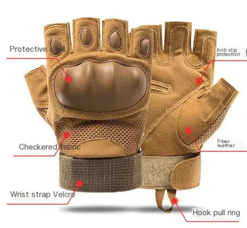 Half Finger Tactical Gloves (Tactical Gloves)