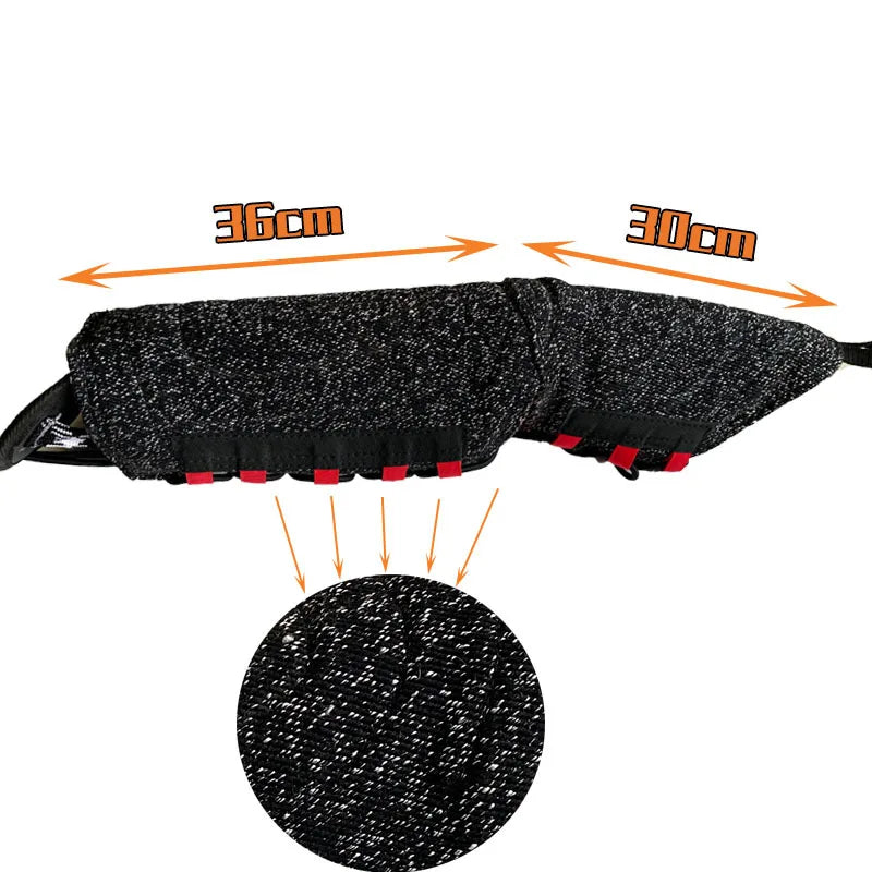 Professional Dog Bite Sleeve-TearResistant Jute Bite Training Tool for Dogs,Heavy-Duty Protective Gear for Puppy and Working Dog