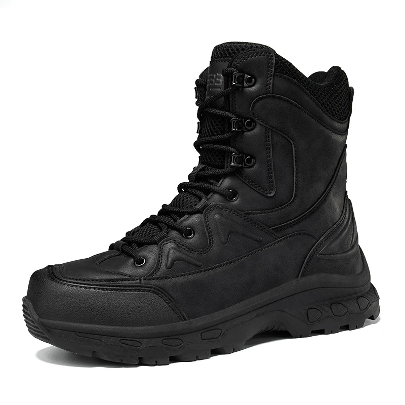 Men Boots Desert Tactical Boots High Top Outdoor Hiking Shoes Ankle Work Safty Sneakers Zapatos hombre